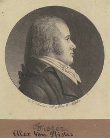 Alexander von Pfister, 1796-1797. Creator: Charles Balthazar Julien Févret de Saint-Mémin