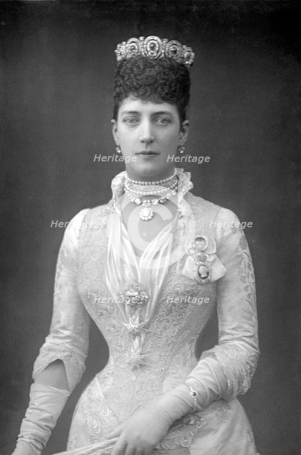 Alexandra (1844-1925), Queen Consort of King Edward VII of Great Britain, c1890. Artist: Unknown