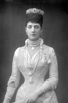 Alexandra (1844-1925), Queen Consort of King Edward VII of Great Britain, c1890