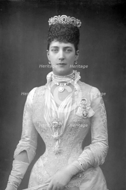 Alexandra (1844-1925), Queen Consort of King Edward VII of Great Britain, c1890. Artist: Unknown