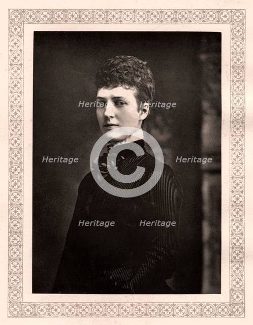 Alexandra of Denmark, Princess of Wales, late 19th century.Artist: W&D Downey