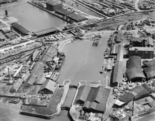 Alexandra Dock and Bentinck Dock, King's Lynn, Norfolk, 1928. Artist: Aerofilms