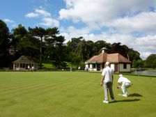 Alexandra Park, Alexandra and Clive Green Bowls Clubs, St Helen's Road, Hastings, East Sussex, 2010. Creator: Simon Inglis