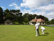 Alexandra Park, Alexandra and Clive Green Bowls Clubs, St Helen's Road, Hastings, East Sussex, 2010. Creator: Simon Inglis