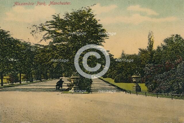 Alexandra Park, Manchester, c1905. Artist: Unknown.