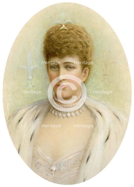 Alexandra, Queen Consort of King Edward VII of the United Kingdom, 1905. Artist: Unknown