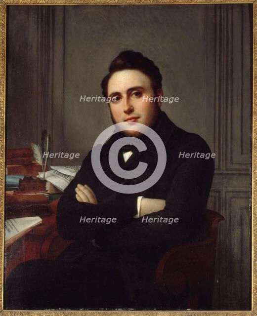 Alexandre-Auguste Ledru-Rollin (1807-1874), journalist and politician, 1838. Creator: Angélique Mongez.
