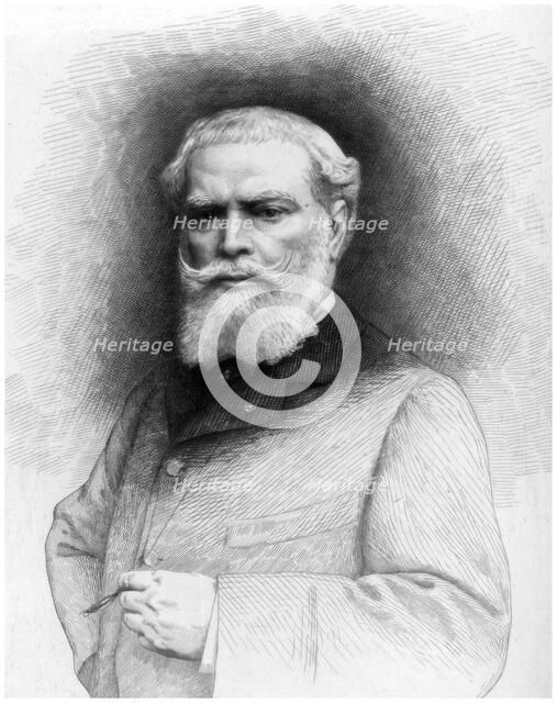 Alexandre Cabanel, French artist, c1880-1882.Artist: Achille Jacquet