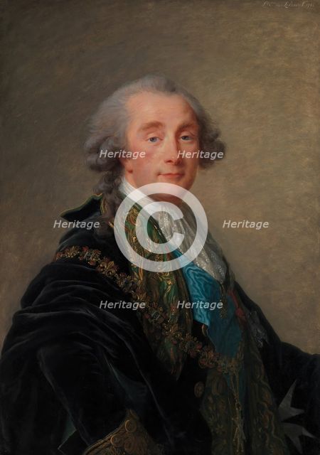 Alexandre Charles Emmanuel de Crussol-Florensac (1743-1815), 1787. Creator: Elisabeth Louise Vigee-LeBrun.