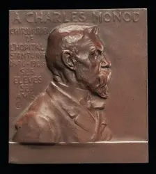 Alexandre-Charles Monod, 1843-1921, Surgeon [obverse], c. 1906. Creator: Alexandre Louis Marie Charpentier