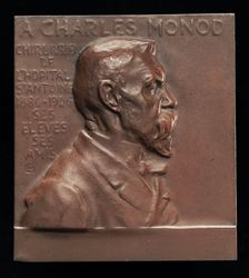 Alexandre-Charles Monod, 1843-1921, Surgeon [obverse], c. 1906. Creator: Alexandre Louis Marie Charpentier