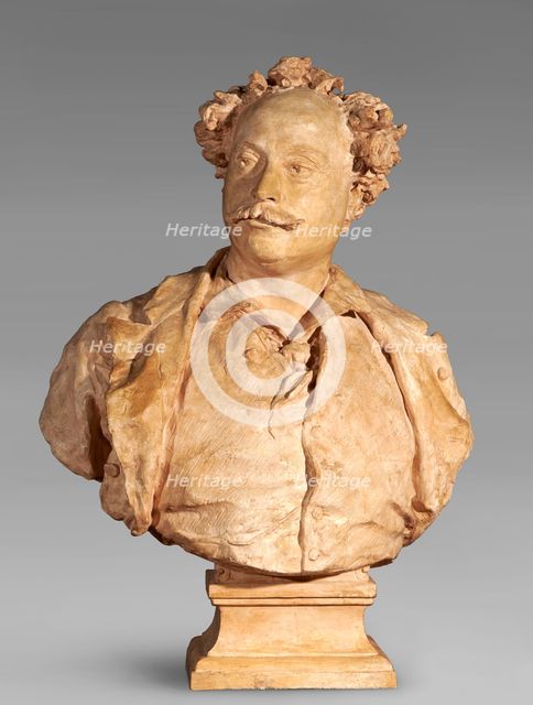 Alexandre Dumas Fils, 1873. Creator: Jean-Baptiste Carpeaux.
