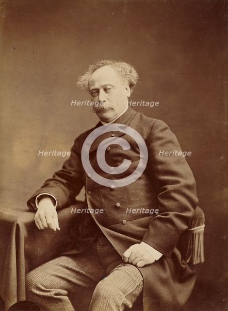 Alexandre Dumas, fils, c1886. Creator: Paul Nadar.