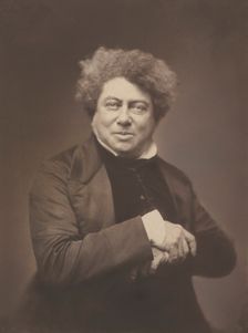 Alexandre Dumas père (1802-1870), 1855. Creator: Nadar (French, 1820-1910)