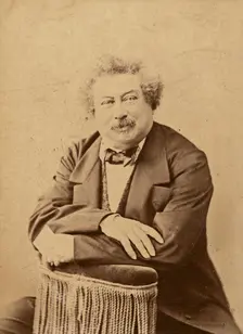 Alexandre Dumas père, negative about 1862; print after 1889. Creators: Nadar, Paul Nadar