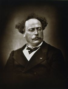 Alexandre Dumas the Younger, French writer, c1865-1895. Artist: Fontaine