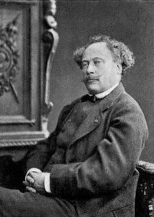 Alexandre Dumas the Younger, French playwright and novelist, 1884