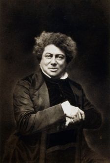 Alexandre Dumas the Elder, French novelist and playwright, c1840-1860