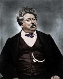 Alexandre Dumas the Elder, French novelist and playwright, c1850-1870. Artist: Etienne Carjat