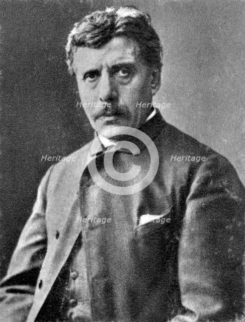 Alexandre Falguiere, French sculptor and painter, 1890. Artist: Unknown