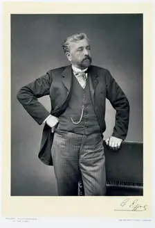 Alexandre Gustave Eiffel, French engineer, late 19th century. Creator: Walery