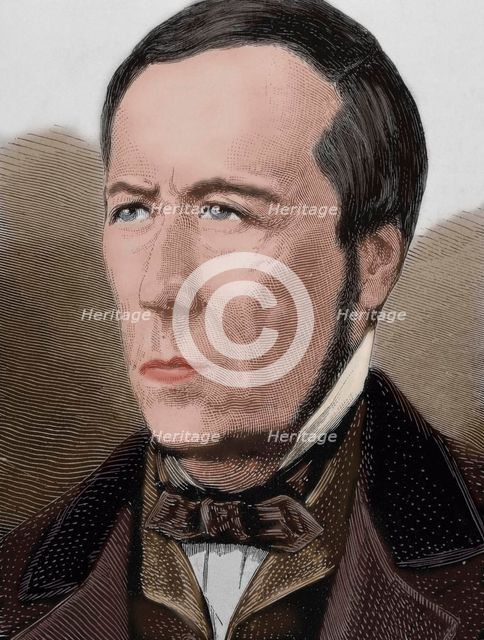 Alexandre Herculano, writer and historian, 19th century.  Creator: Unknown.