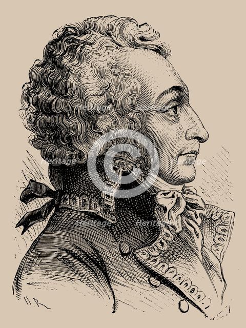 Alexandre, Vicomte de Beauharnais (1760-1794) , 1889.