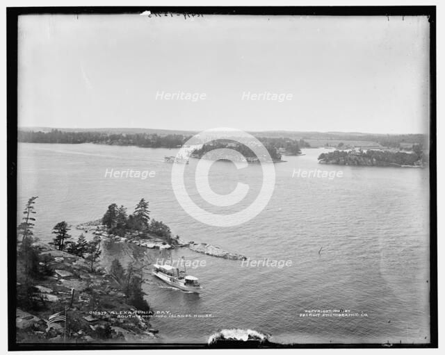 Alexandria Bay south from 1000 Islands House, c1901. Creator: Unknown.