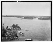 Alexandria Bay south from 1000 Islands House, c1901. Creator: Unknown