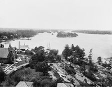 Alexandria Bay south from the Thousand Island House, Thousand Islands, N.Y., c1901. Creator: Unknown