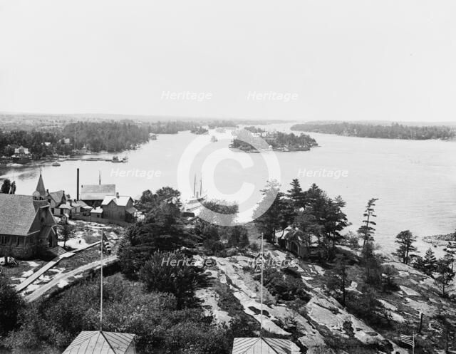 Alexandria Bay south from the Thousand Island House, Thousand Islands, N.Y., c1901. Creator: Unknown.