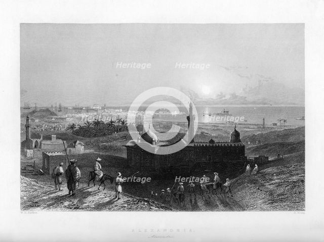 Alexandria, Egypt, 1841.Artist: Roger Young
