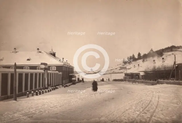 Alexandrofski central prison about sixty versts from Irkutsk, 1886. Creator: Unknown.