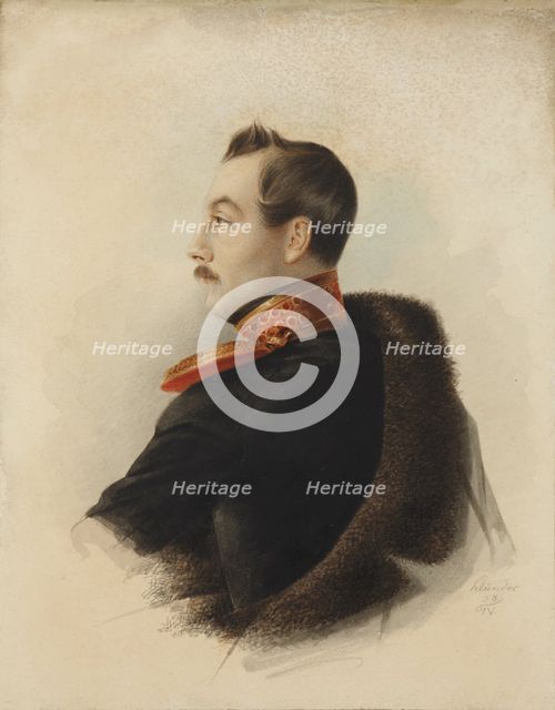 Alexey Grigoryevich Stolypin (1805-1847), 1838.