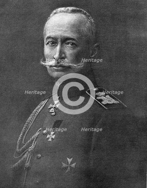 Alexei Brusilov, Russian soldier, c1914-c1917 Artist: Unknown