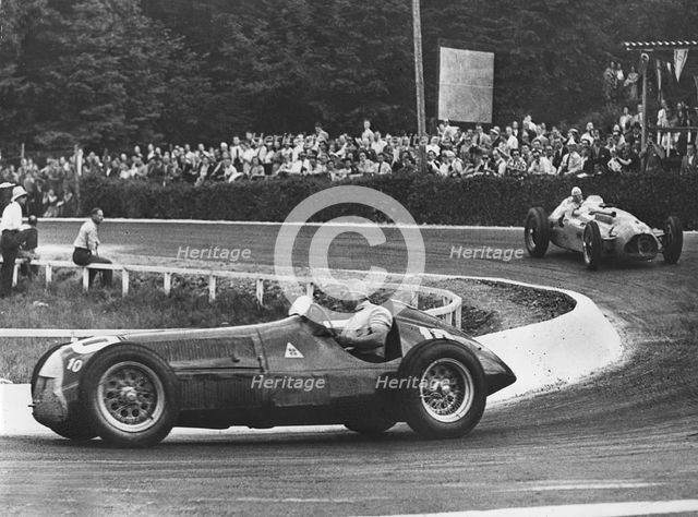 Alfa Romeo 158, Fangio, Belgium Grand Prix at Spa 1950. Creator: Unknown.