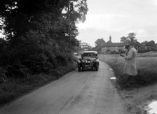Alfa Romeo taking part in a First Aid Nursing Yeomanry trial or rally, 1931. Artist: Bill Brunell