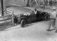 Alfa Romeo of Boris Ivanowski competing at the Boulogne Motor Week, France, 1928. Artist: Bill Brunell