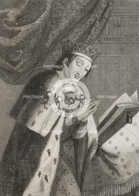 Alfonso VIII of Castile, (1155-1214), called the Noble or the one of the Navas, 1853.  Creator: Antonio Roca Sallent.
