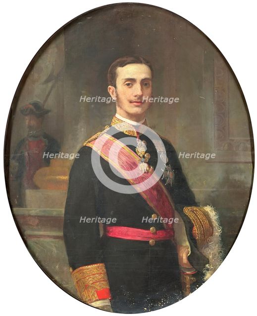 Alfonso XII of Spain, 1878. Creator: Alejandro Ferrant y Fischermans.