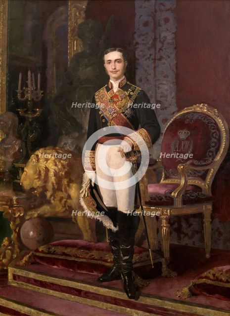 Alfonso XII of Spain, c1878. Creator: Alejandro Ferrant y Fischermans.