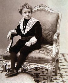 Alfonso XIII, King of Spain. (1886-1941) photo of the king when was a child under the regency of …