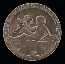 Alfonso as Infant Hercules [reverse], 1477. Creator: Unknown