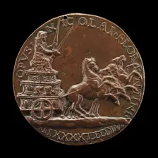 Alfonso(?) in a Triumphal Car [reverse], 1492. Creator: Niccolo Fiorentino
