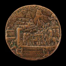 Alfonso's Triumphal Entry into Naples [reverse], 1481. Creator: Andrea Guacialoti