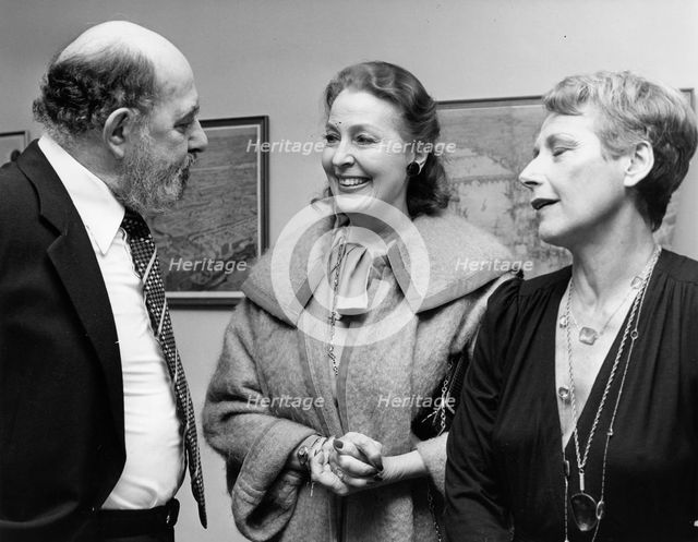 Alfred Marks, British comedian, with Valerie Hobson & Helen Shapiro. Creator: Unknown.