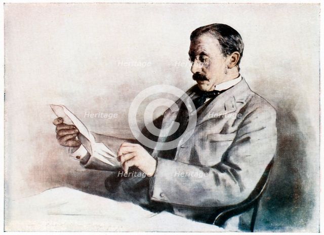 Alfred Milner, 1st Viscount Milner, British statesman, early 20th century. Artist: Mortimer L Menpes