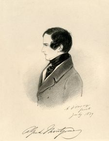 Alfred Montgomery 1839. Creator: Richard James Lane