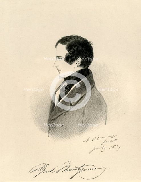 'Alfred Montgomery', 1839. Creator: Richard James Lane.