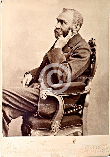 Alfred Nobel (1833-1896), 1870s-1880s.